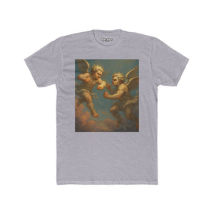 Heavenly Duel Unisex Cotton Crew Tee - Art Inspired Design - Riff Raff Wear
