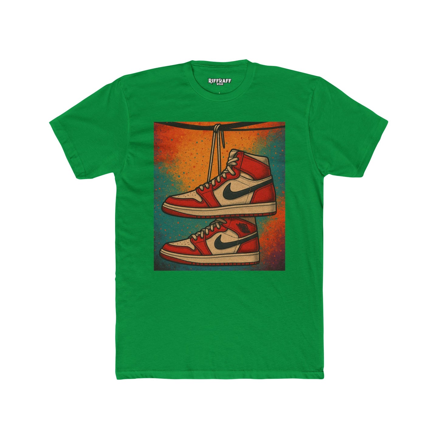 Urban Sneaker Art Tee, Vintage Streetwear, Unisex Graphic T-Shirt - Riff Raff Wear