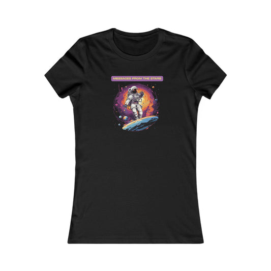 Riff Raff Wear Astronaut Messages From The Stars Women's Favorite Tee