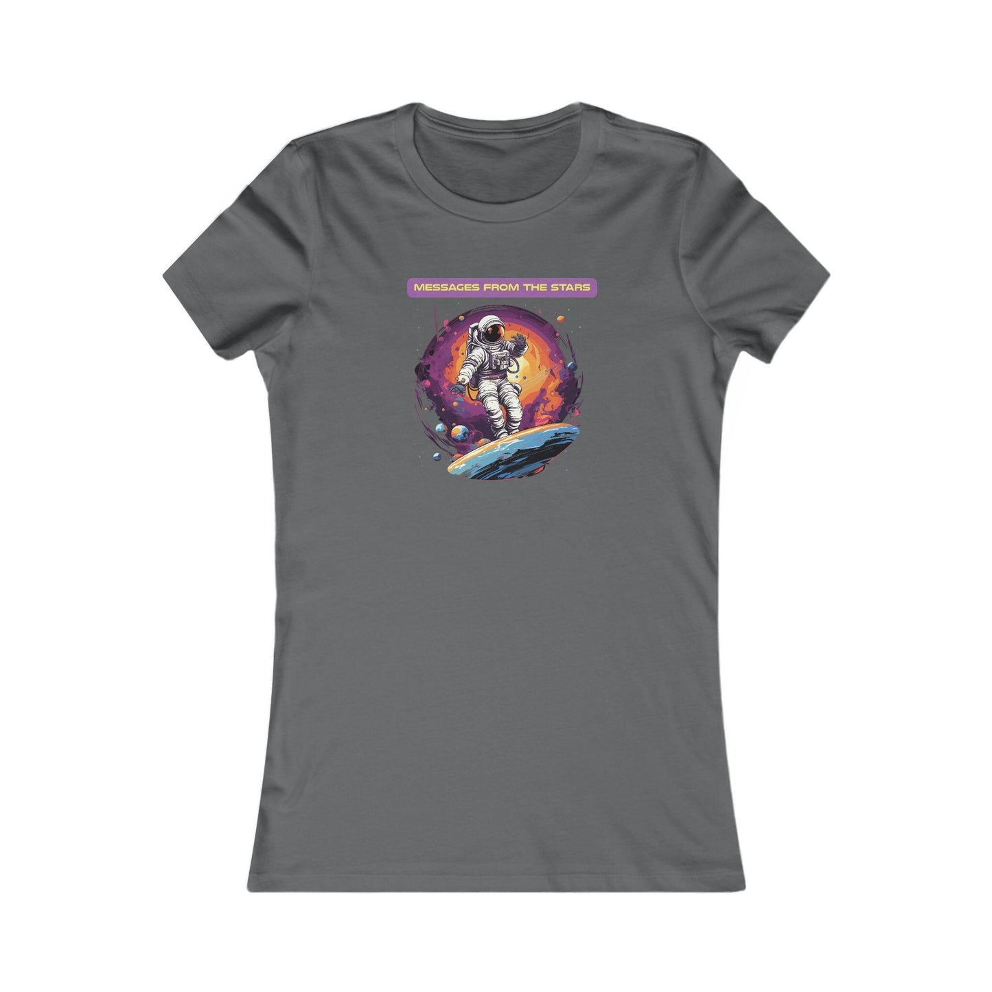 Riff Raff Wear Astronaut Messages From The Stars Women's Favorite Tee