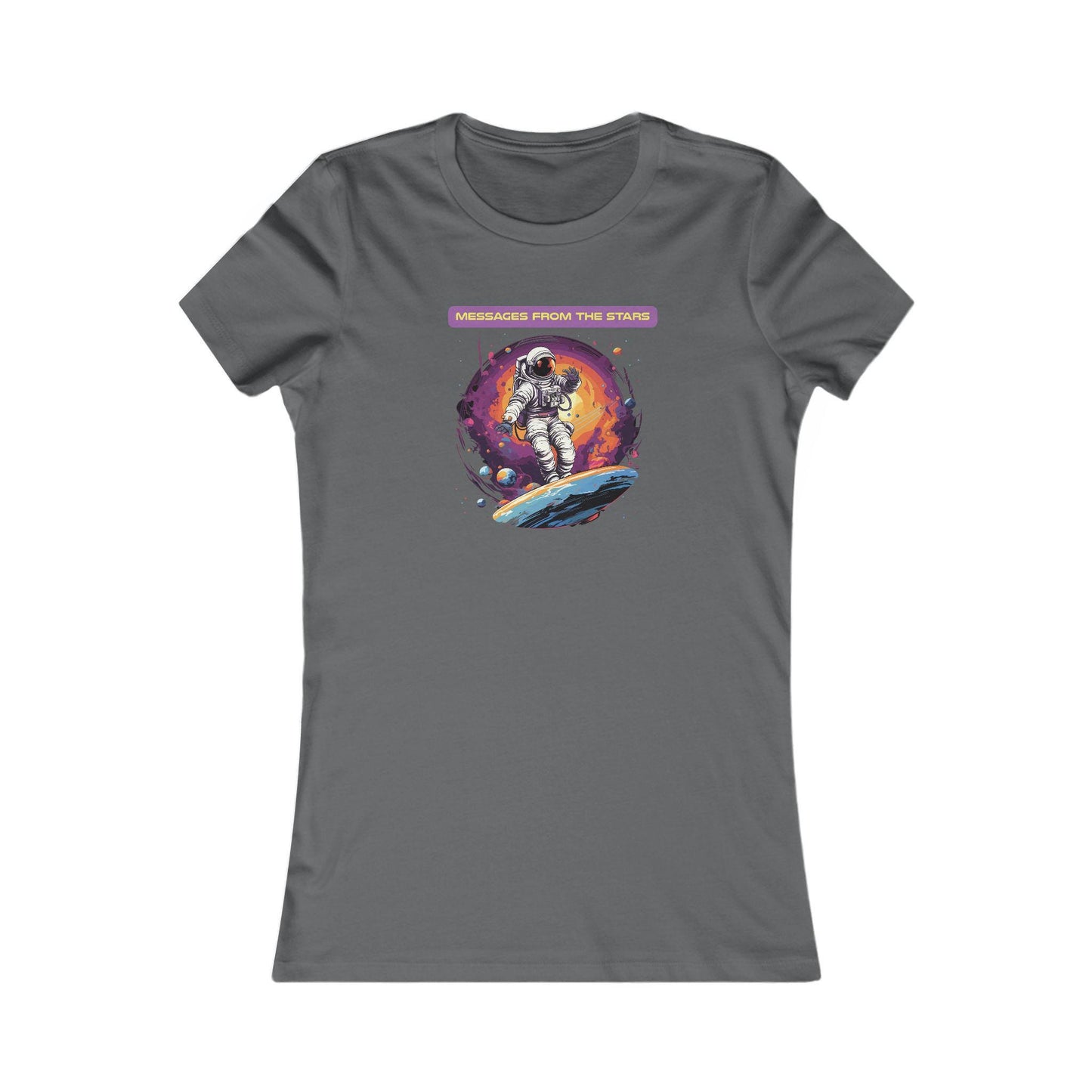 Riff Raff Wear Astronaut Messages From The Stars Women's Favorite Tee