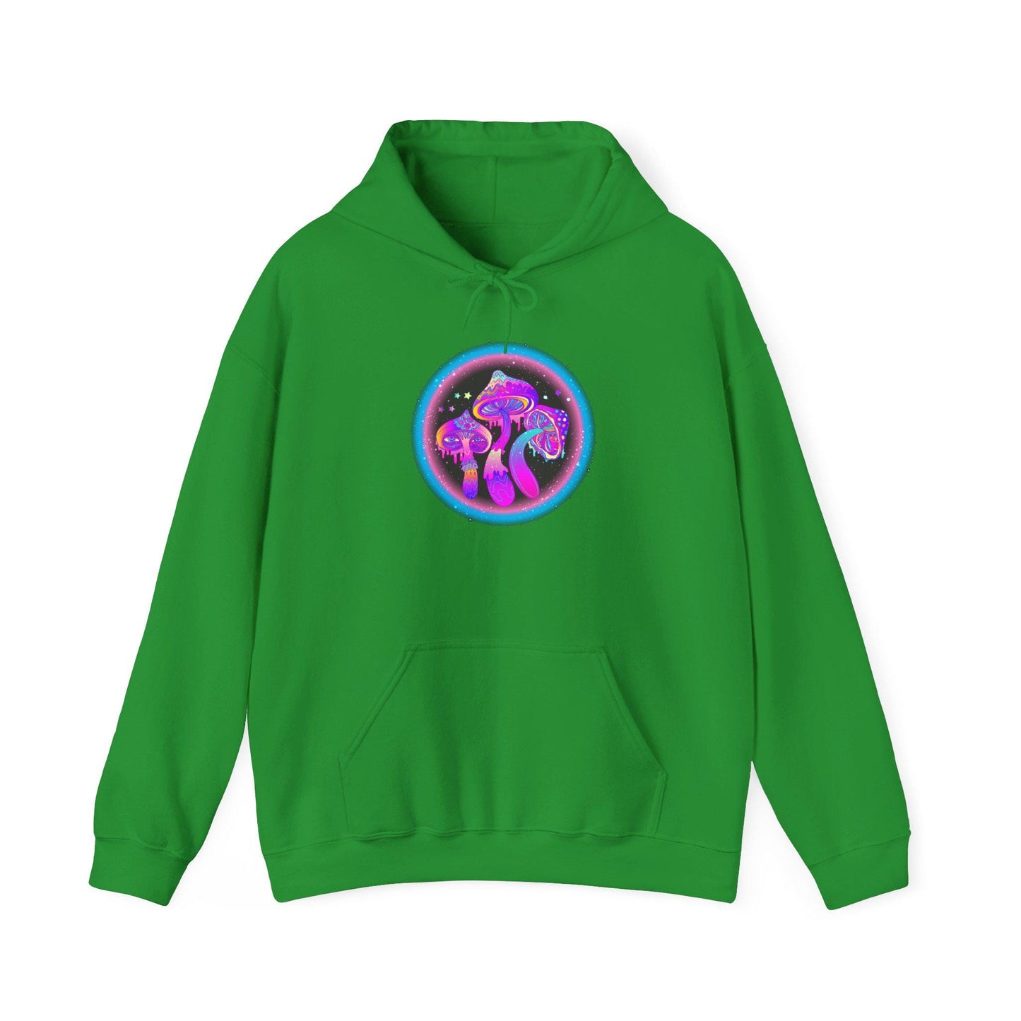 Graphic Hooded Sweatshirt - Mushrooms - Riff Raff Wear