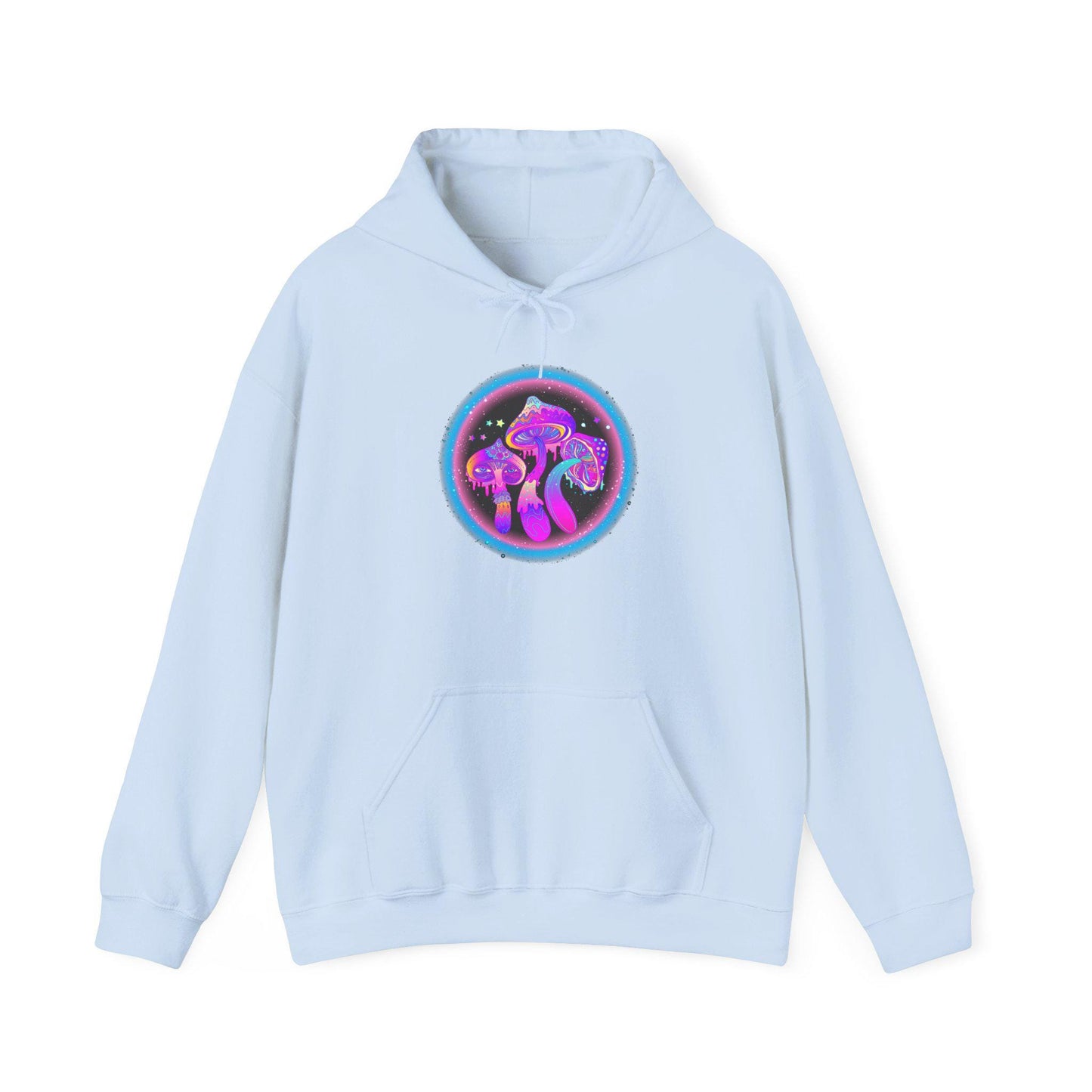 Graphic Hooded Sweatshirt - Mushrooms - Riff Raff Wear