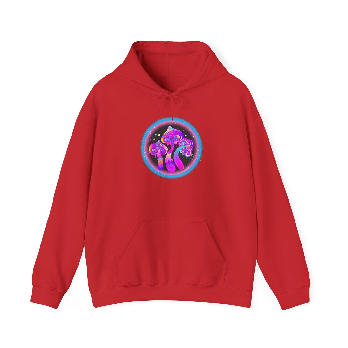 Graphic Hooded Sweatshirt - Mushrooms - Riff Raff Wear