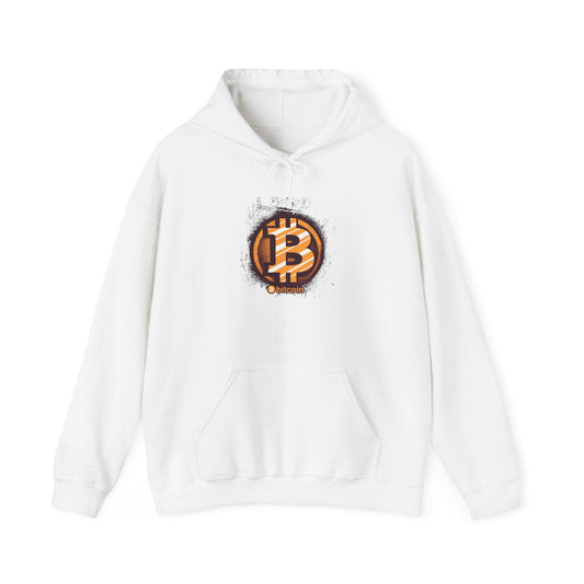 Graphic Hooded Sweatshirt Bitcoin - Riff Raff Wear