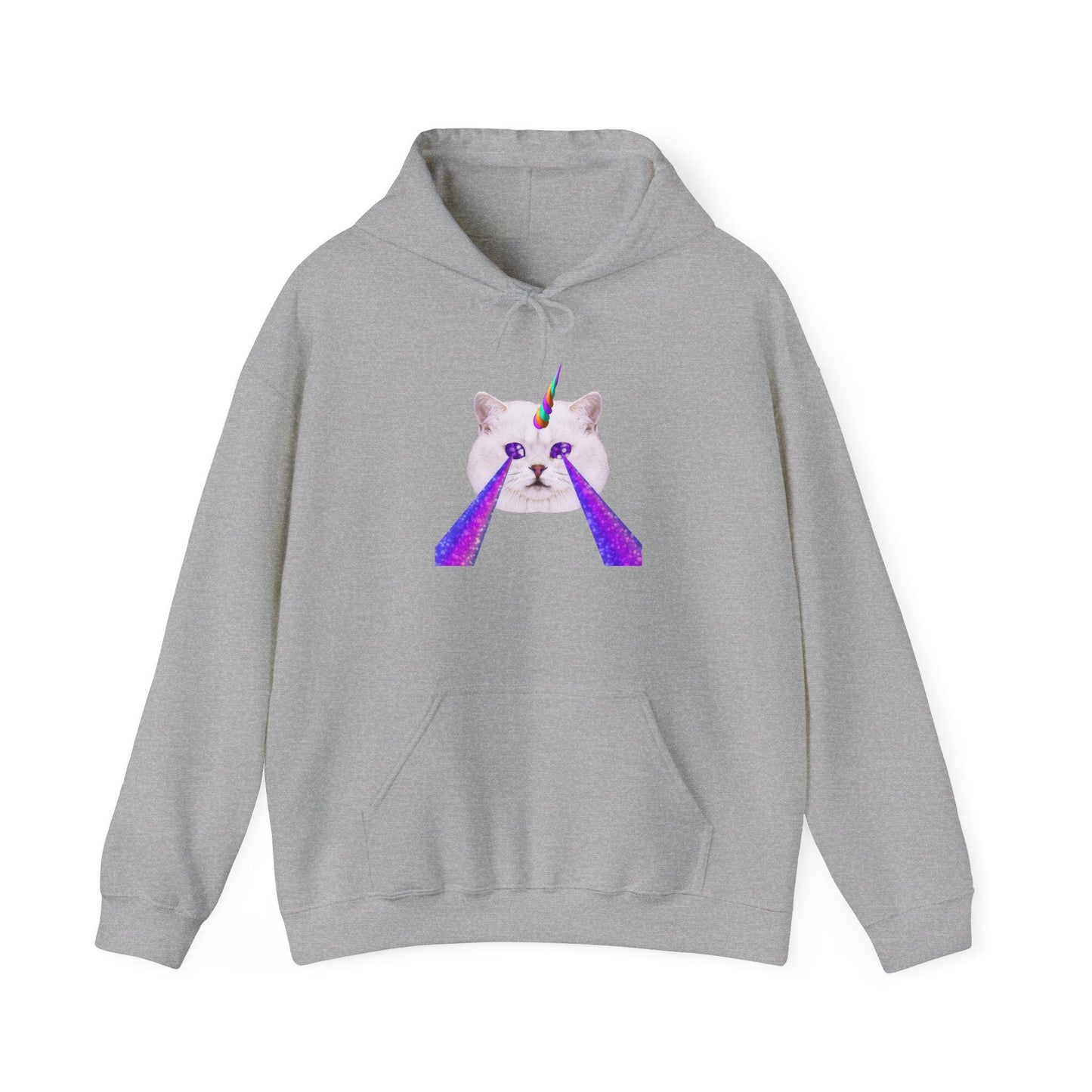 Graphic Hooded Sweatshirt Laser Cat Riff Raff Wear