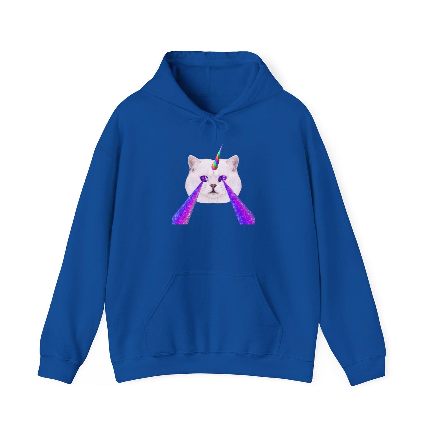 Graphic Hooded Sweatshirt Laser Cat Riff Raff Wear