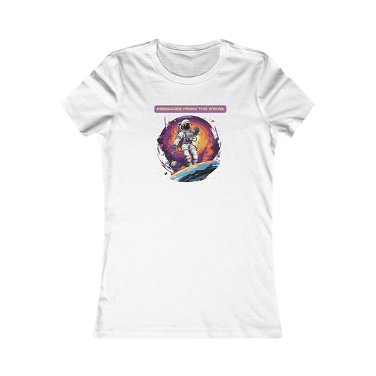 Riff Raff Wear Astronaut Messages From The Stars Women's Favorite Tee