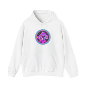 Graphic Hooded Sweatshirt - Mushrooms - Riff Raff Wear