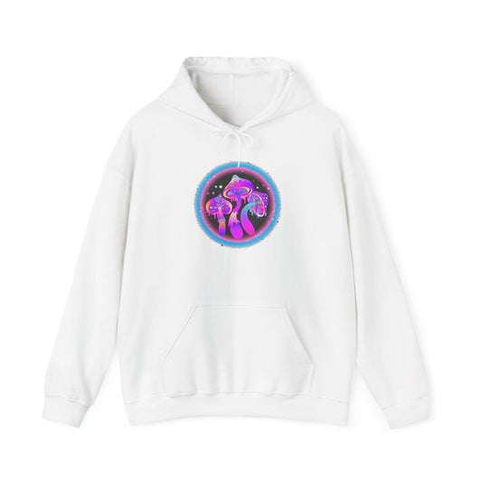 Graphic Hooded Sweatshirt - Mushrooms - Riff Raff Wear