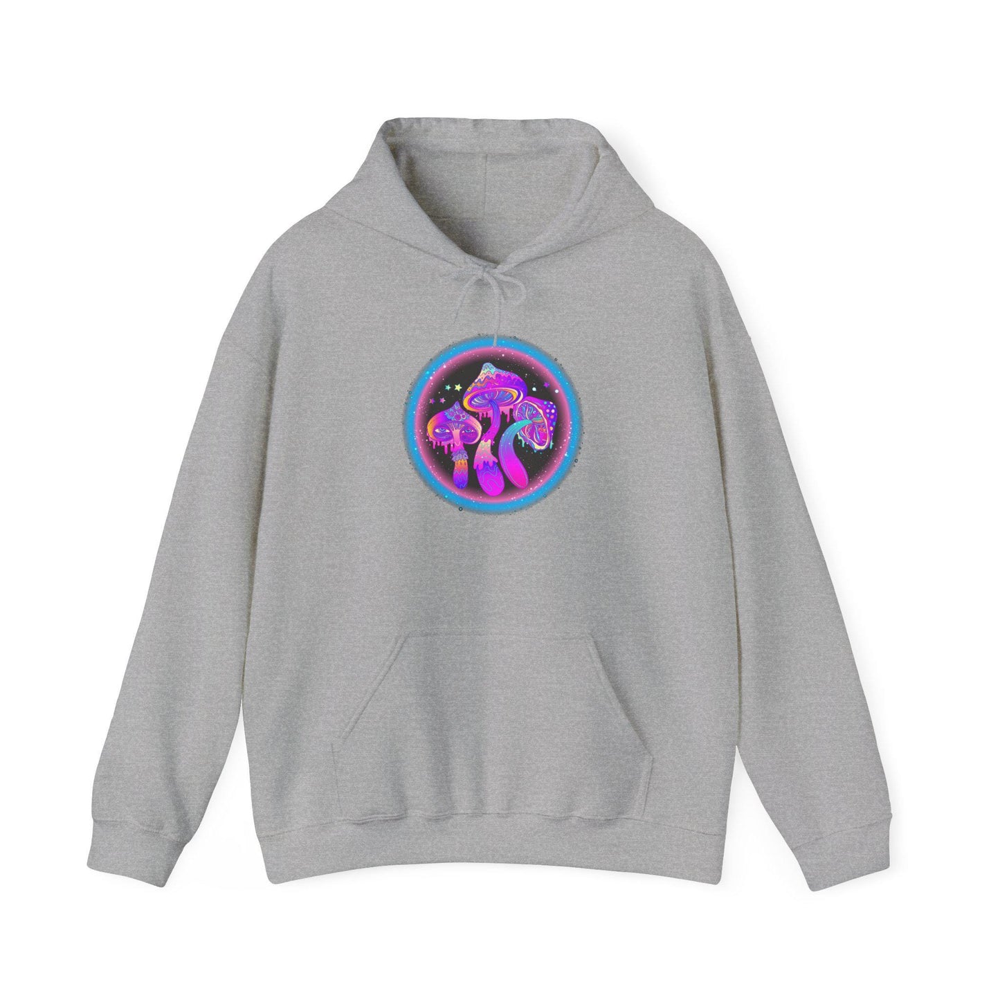 Graphic Hooded Sweatshirt - Mushrooms - Riff Raff Wear