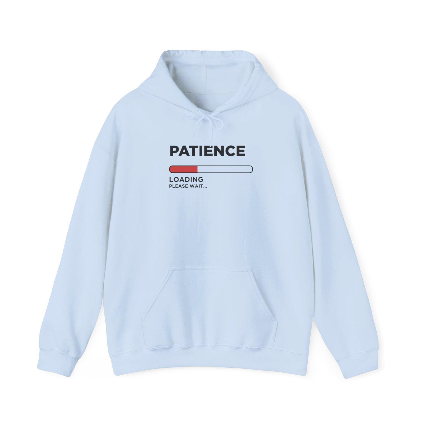 Dad Funny hooded sweatshirt Patience Loading Please Wait - Riff Raff Wear