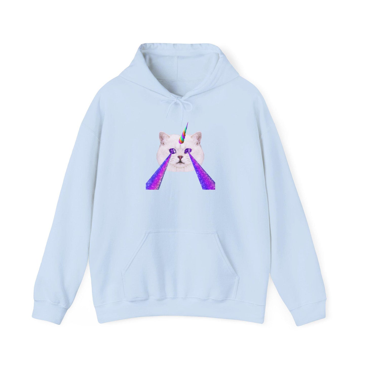 Graphic Hooded Sweatshirt Laser Cat Riff Raff Wear