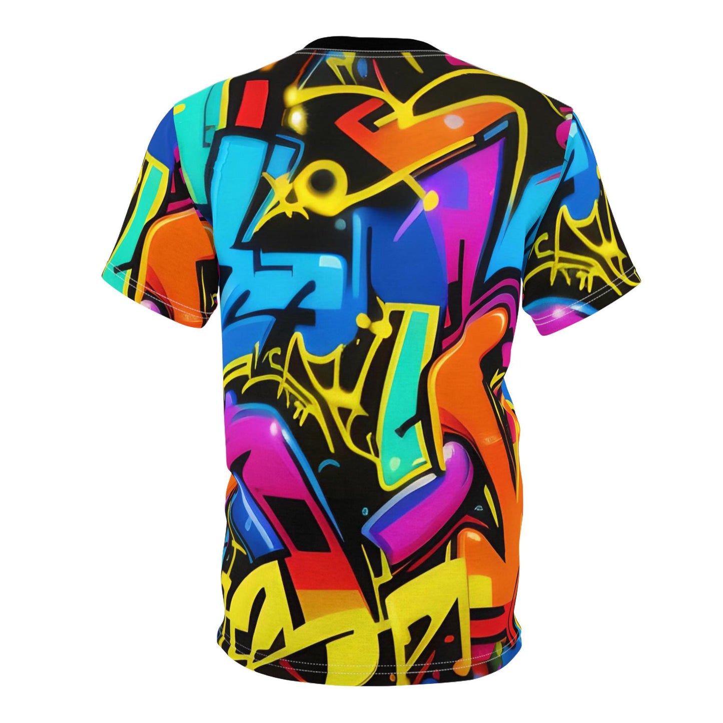 Graffiti Unisex Cut & Sew Tee (AOP) - Riff Raff Wear