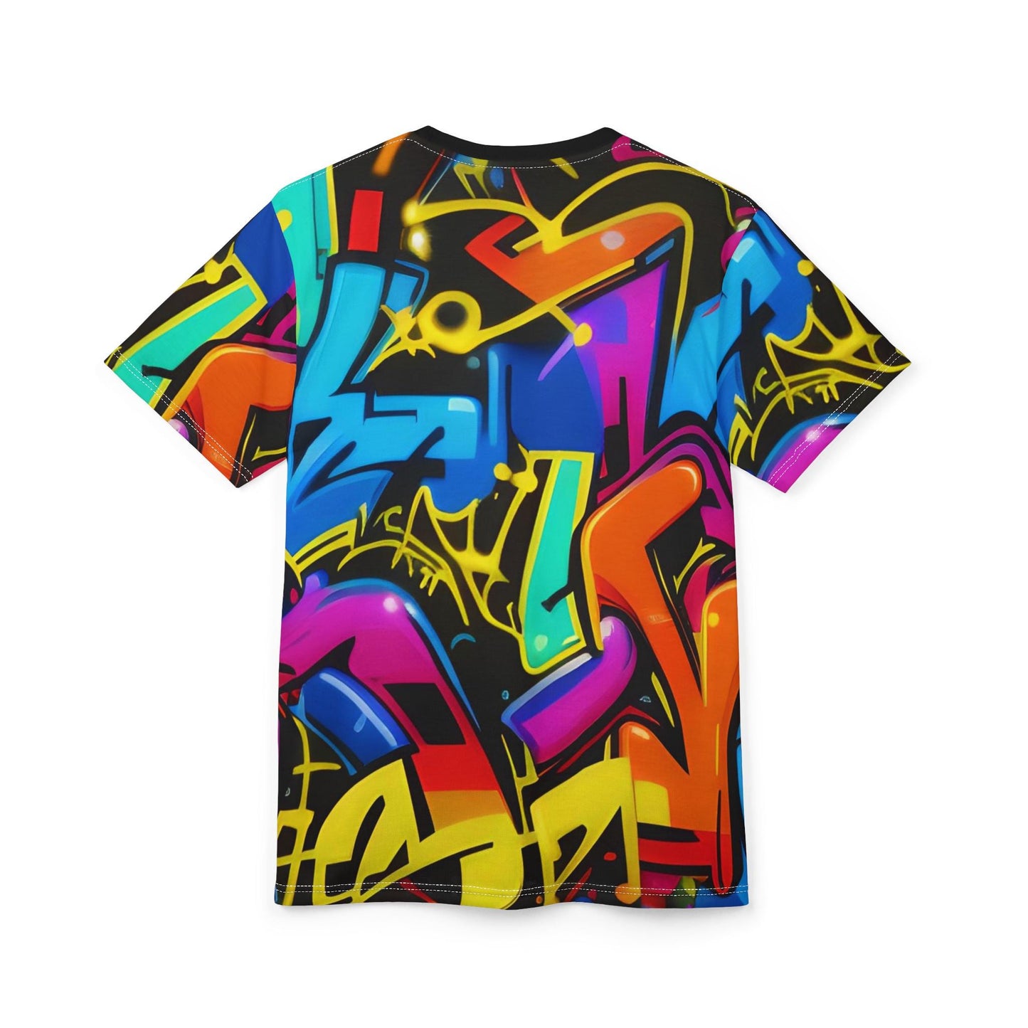 Graffiti Unisex Cut & Sew Tee (AOP) - Riff Raff Wear