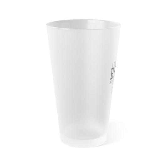 Dad Funny Beer Frosted Pint Glass 16oz - Riff Raff Wear