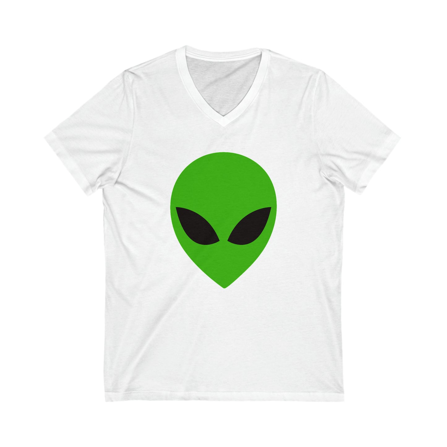 Riff Raff Wear Alien Head Unisex Jersey Short Sleeve V-Neck Tee