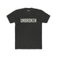 Unisex Cotton Crew Tee - UNBROKEN Inspirational Shirt - Riff Raff Wear Fitness