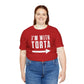 I’m With Torta Arrow Tee - Funny Family/Partner Mexican Food Shirt - Riff Rsff Wear