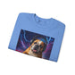Pizza Party Bulldog Crewneck Sweatshirt - Fun & Cozy Unisex Gift - Riff Raff Wear
