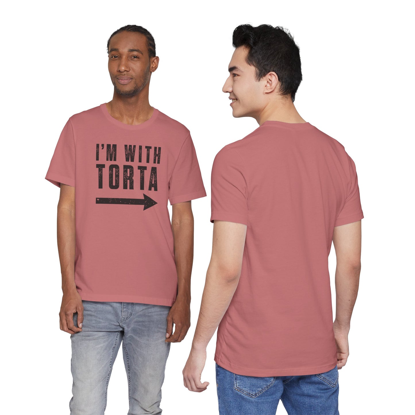I’m With Torta Arrow Tee - Funny Family/Partner Mexican Food Shirt - Riff Rsff Wear