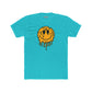 Drippy Smiley Face Tee - Unisex Cotton Crew Tee for Fun, Casual Wear, Trendy Outfit, Unique Gift, Festival Apparel, Streetwear - Riff Raff Wear