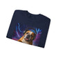 Pizza Party Bulldog Crewneck Sweatshirt - Fun & Cozy Unisex Gift - Riff Raff Wear