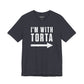 I’m With Torta Arrow Tee - Funny Family/Partner Mexican Food Shirt - Riff Rsff Wear