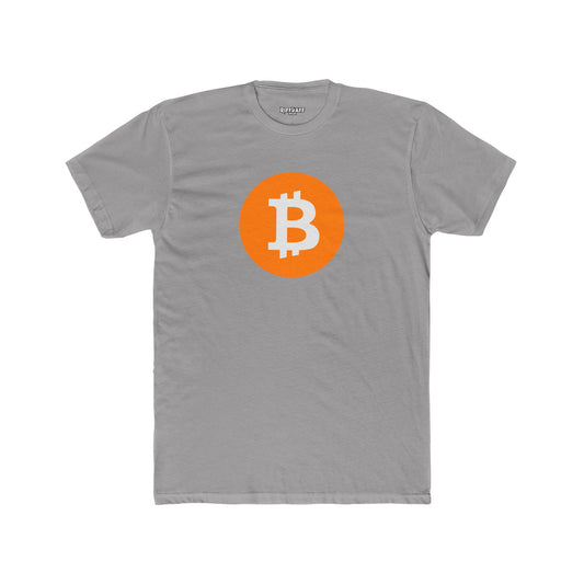 Bitcoin Men's Cotton Crew Tee - Riff Raff Wear
