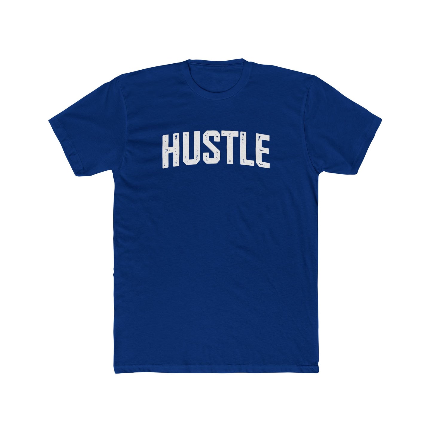Hustle Unisex Cotton Crew Tee - Motivational Graphic T-Shirt - Riff Raff Wear - Fitness
