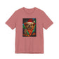 Festive Dog Pizza Tee - Unisex Short Sleeve T-Shirt, Funny Holiday Shirt, Pet Lover Gift, Christmas Apparel, Cute Animal Tee - Riff Raff Wear