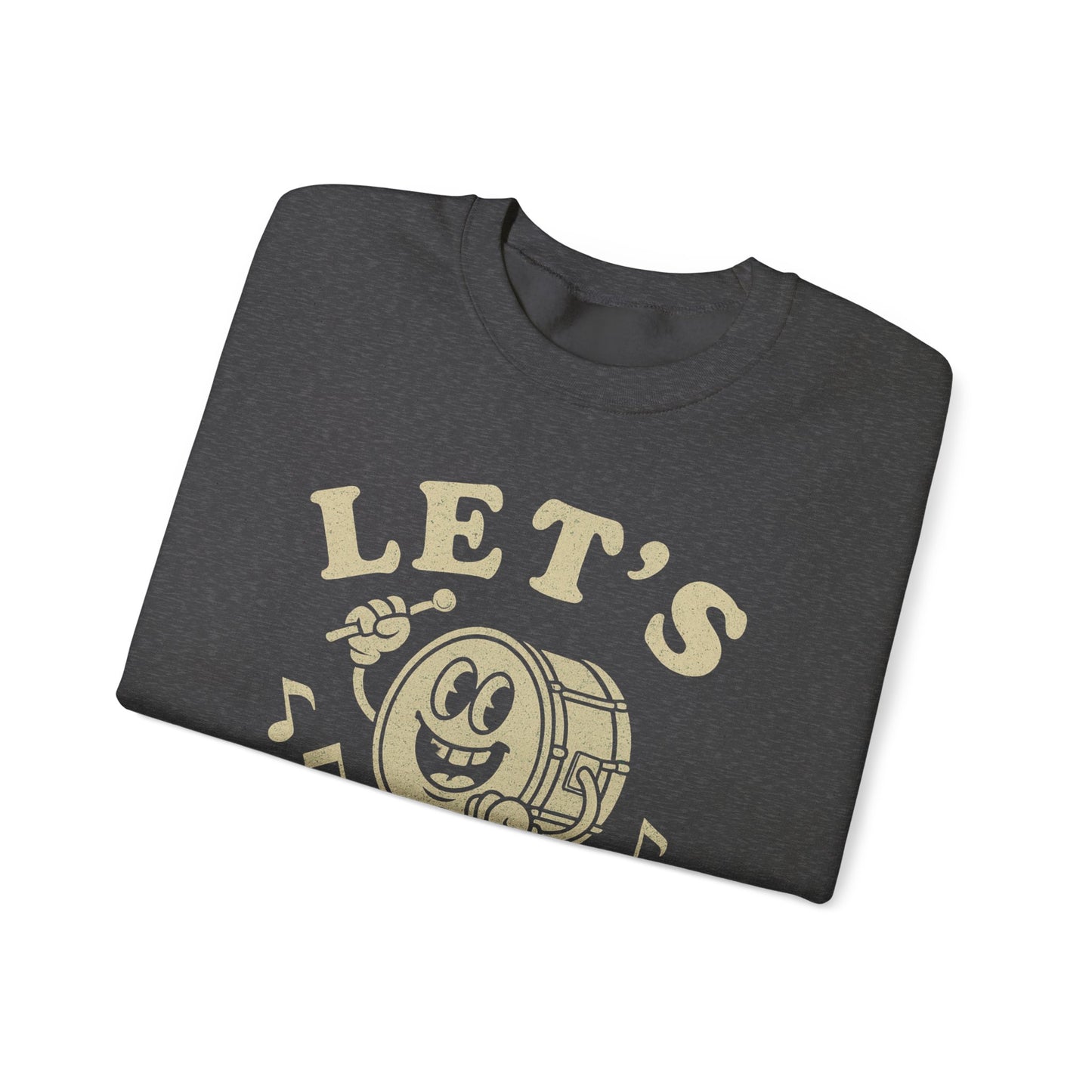 Let's Bang! Unisex Crewneck Sweatshirt - Fun & Comfy Apparel for Music Lovers - Riff Raff Wear