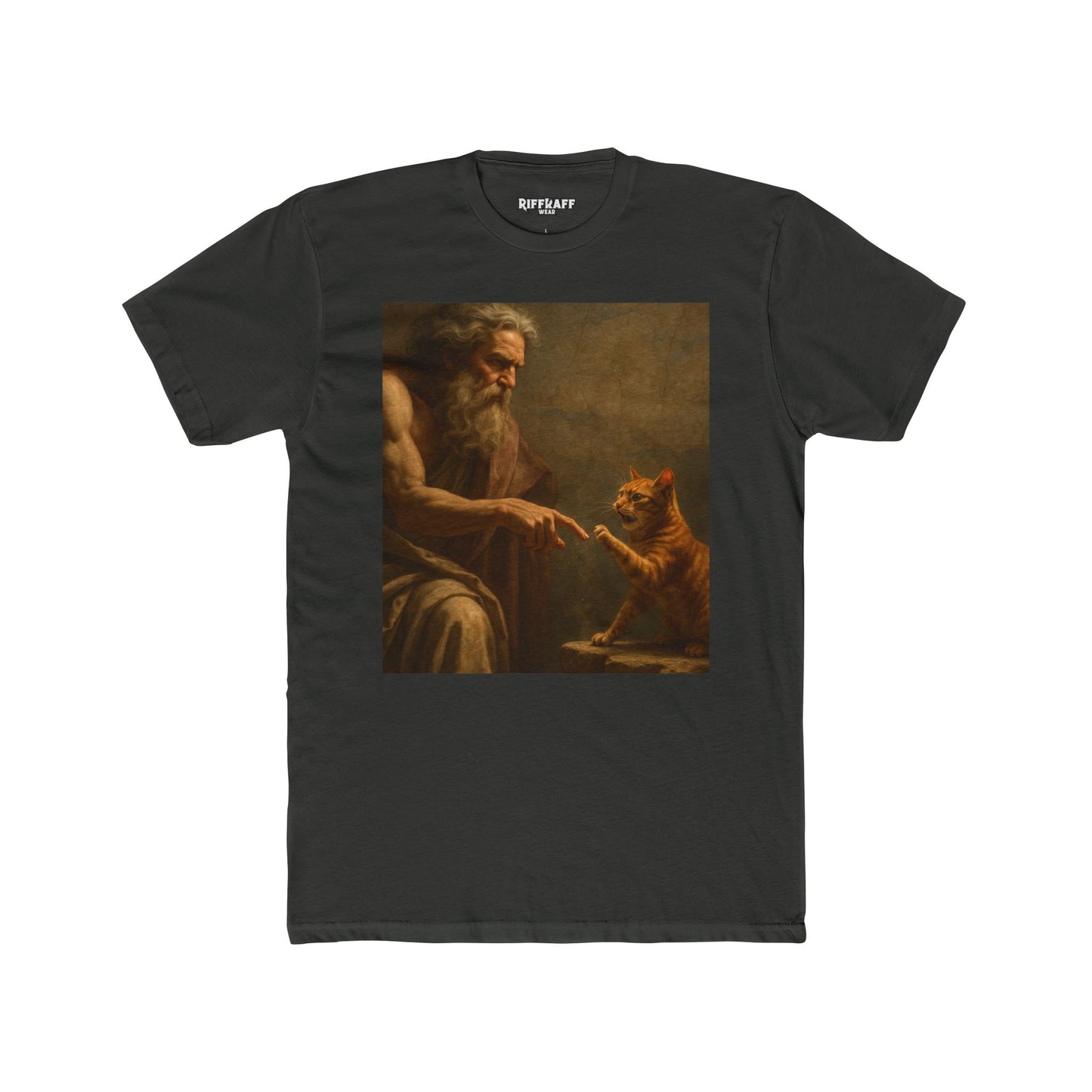 Artistic Cat and Creation Unisex Cotton Crew Tee - Riff Raff Wear