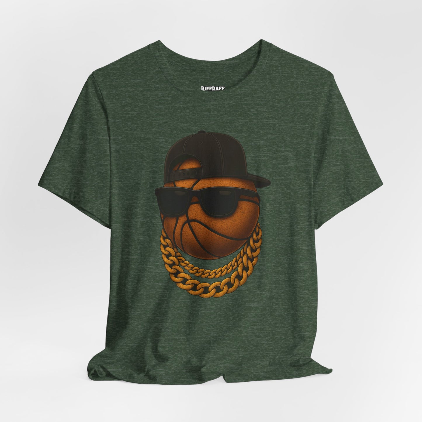 Basketball Bling Tee — Cool Hip-Hop Ball Graphic T-Shirt