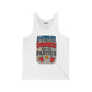 Alcoholics Go to Meetings, Drunks Go to Parties Unisex Jersey Tank - Riff Raff Wear