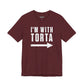 I’m With Torta Arrow Tee - Funny Family/Partner Mexican Food Shirt - Riff Rsff Wear