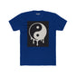 Unisex Cotton Crew Tee with Dripping Yin Yang Design | Casual Wear, Unisex Tee - Riff Raff Wear