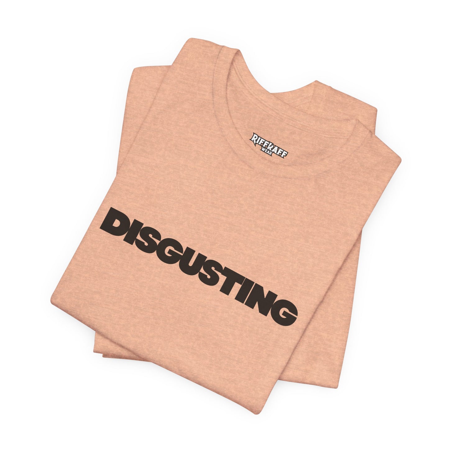 DISGUSTING Graphic Tee — Bold Text Statement T-Shirt