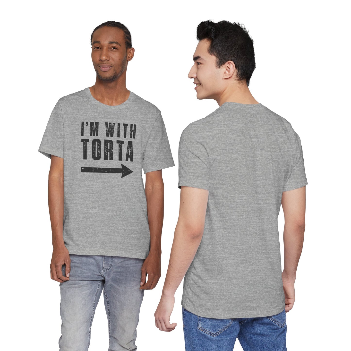 I’m With Torta Arrow Tee - Funny Family/Partner Mexican Food Shirt - Riff Rsff Wear