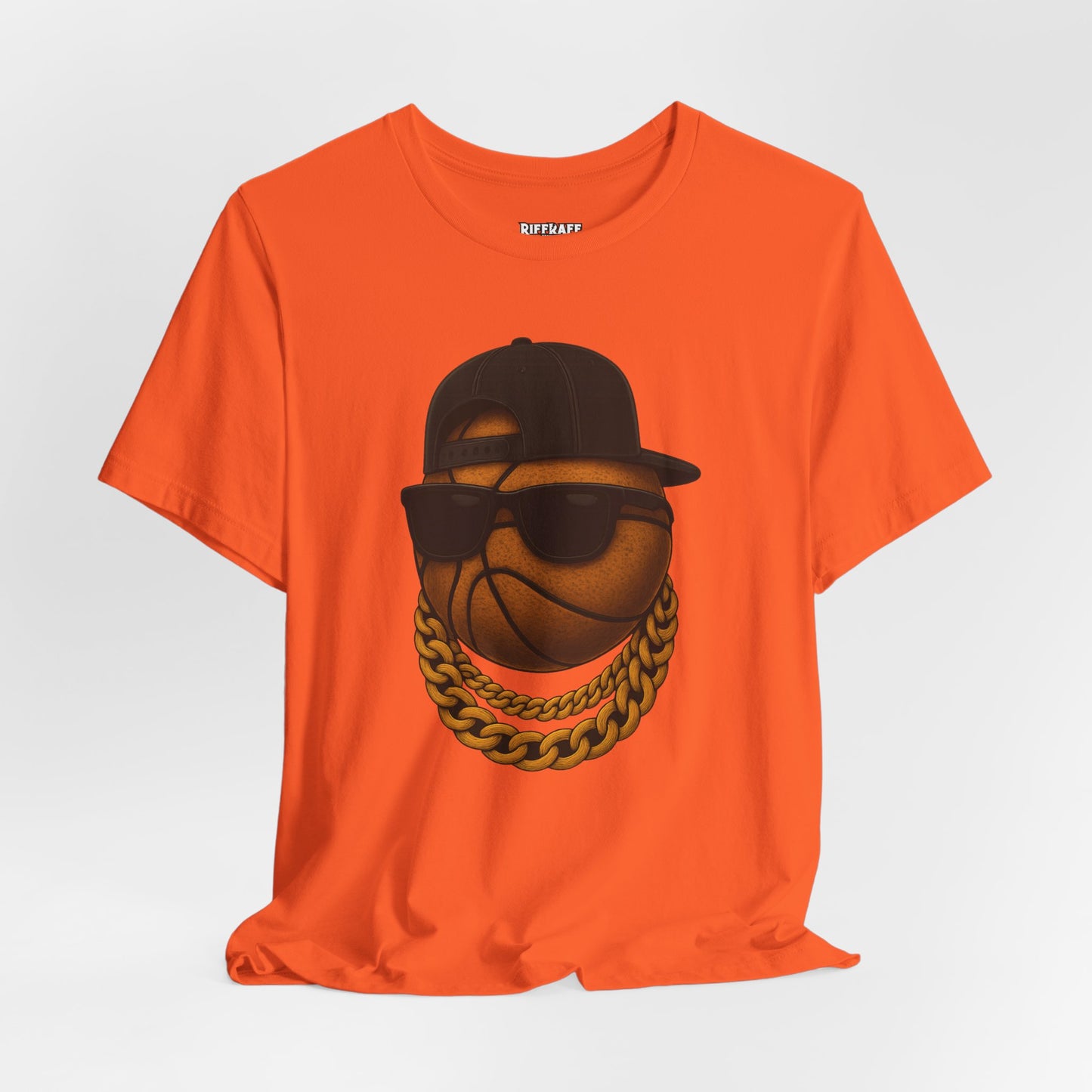 Basketball Bling Tee — Cool Hip-Hop Ball Graphic T-Shirt