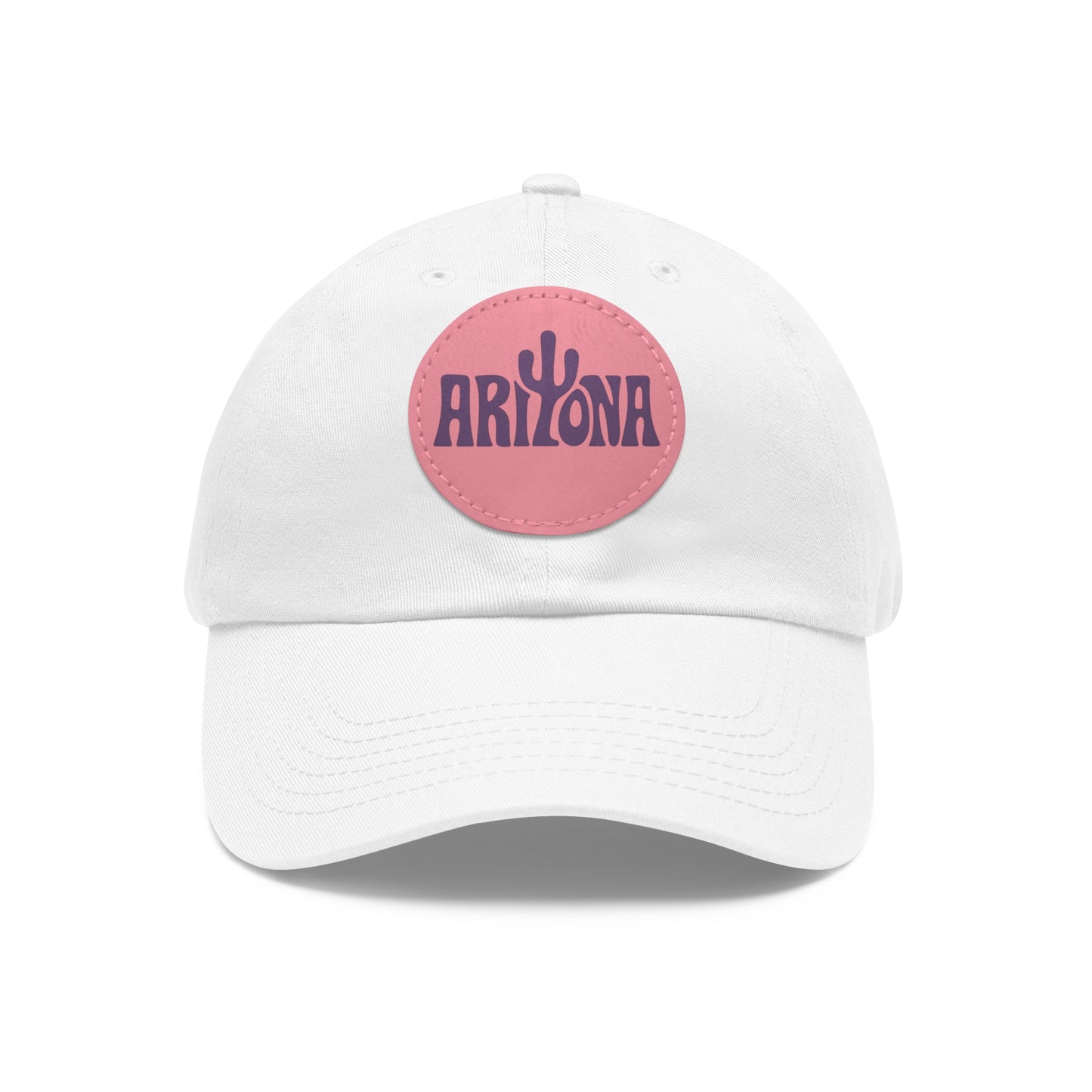 Arizona Dad Hat with Leather Patch - Casual & Stylish Cap