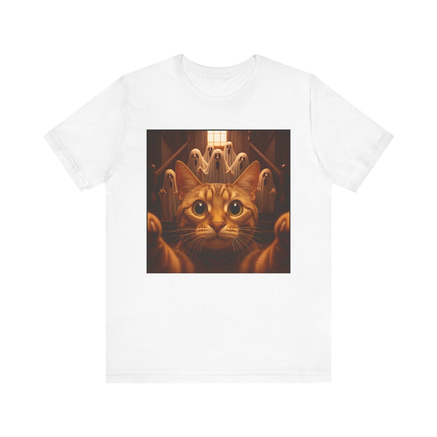 Cat Ghosts Tee Halloween Ready! - Riff Raff Wear