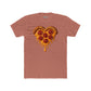 Heart-Shaped Pizza Unisex Cotton Crew Tee - Fun Foodie Apparel - Riff Raff Wear