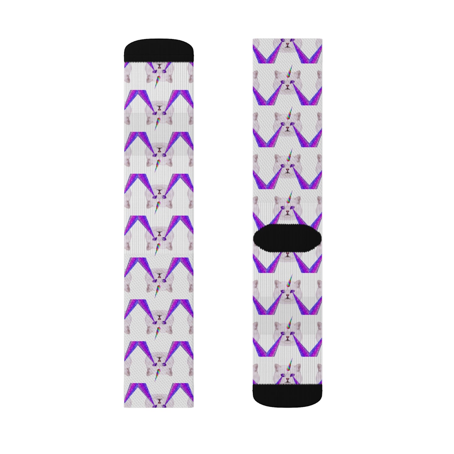 Riff Raff Wear Laser Cat Sublimation Socks