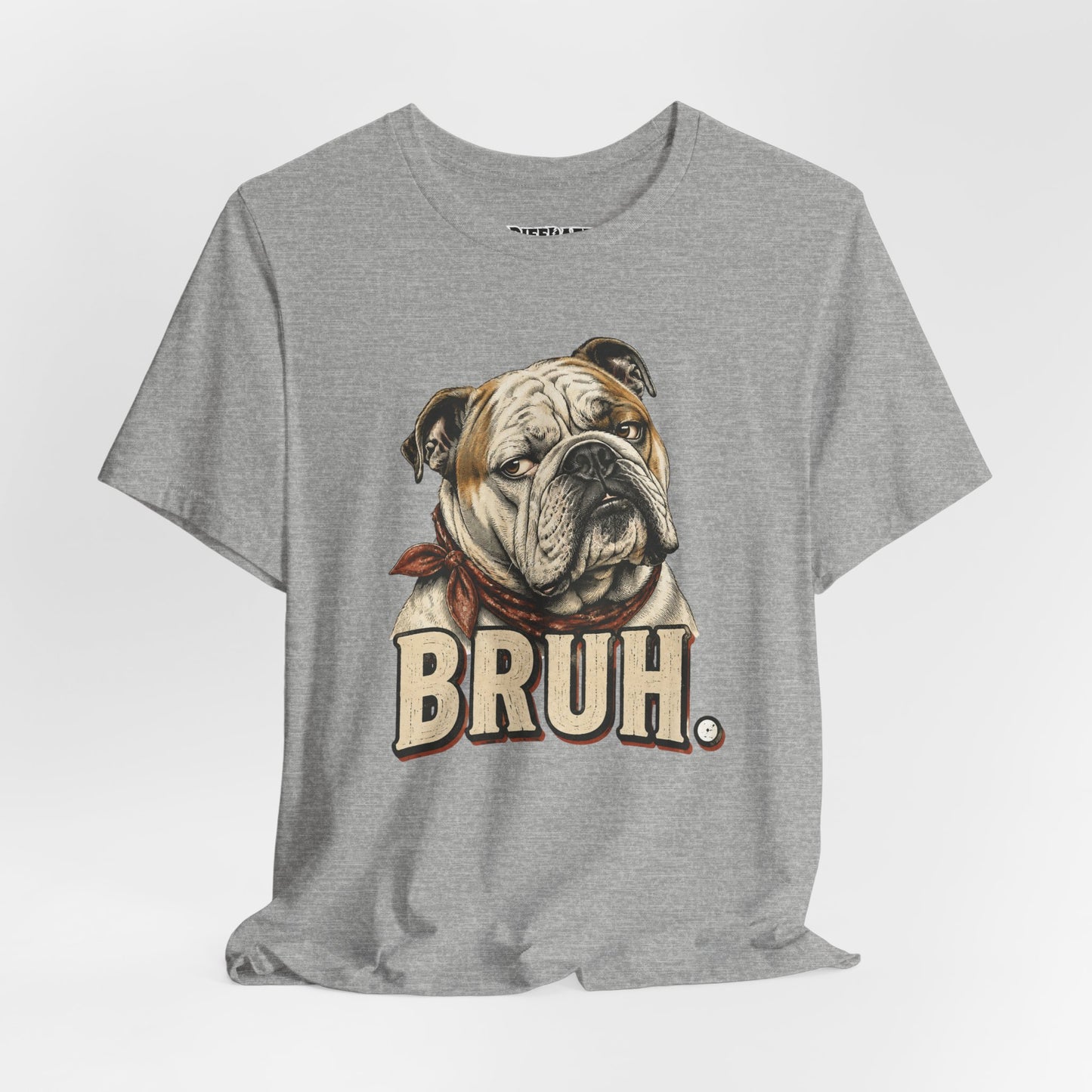 Bruh Bulldog T-Shirt Vintage English Bulldog Graphic Tee