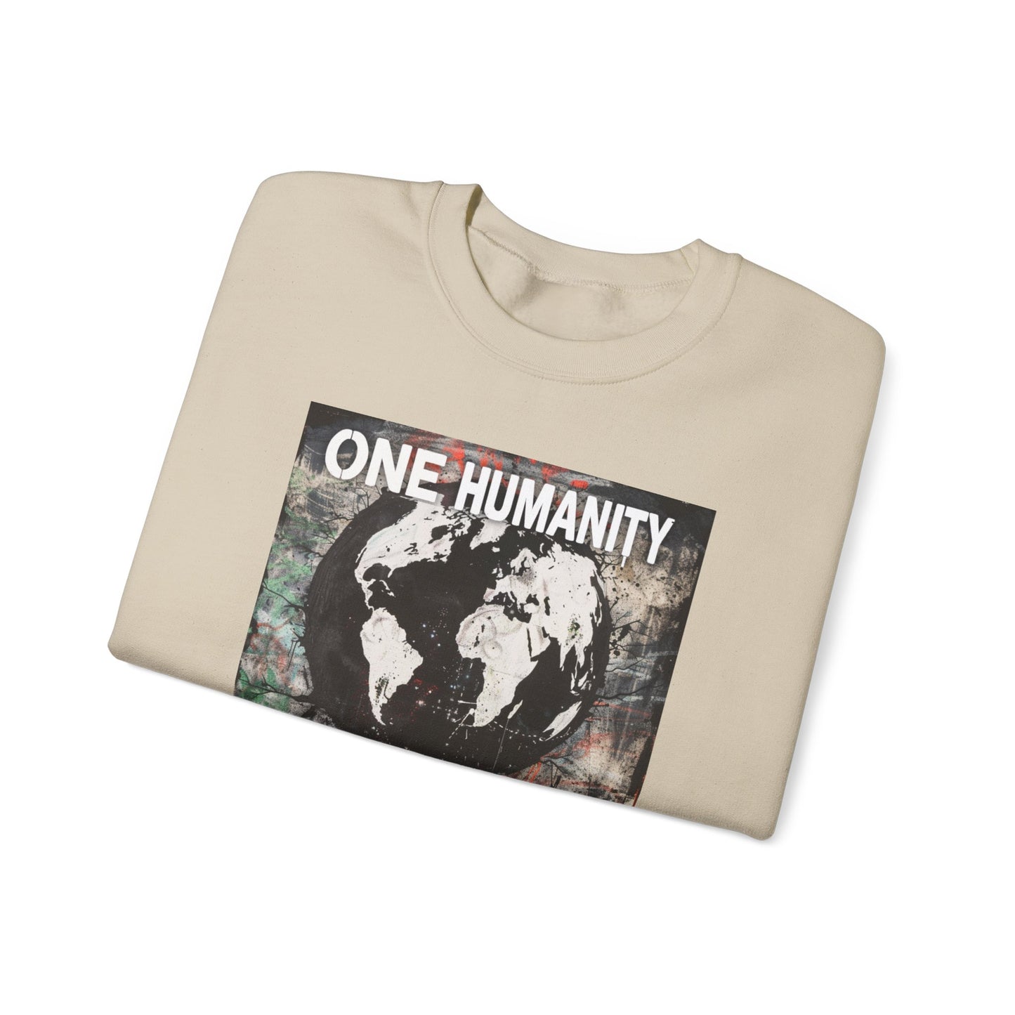 One Humanity Unisex Crewneck Sweatshirt - Comfortable & Stylish - Riff Raff Wear