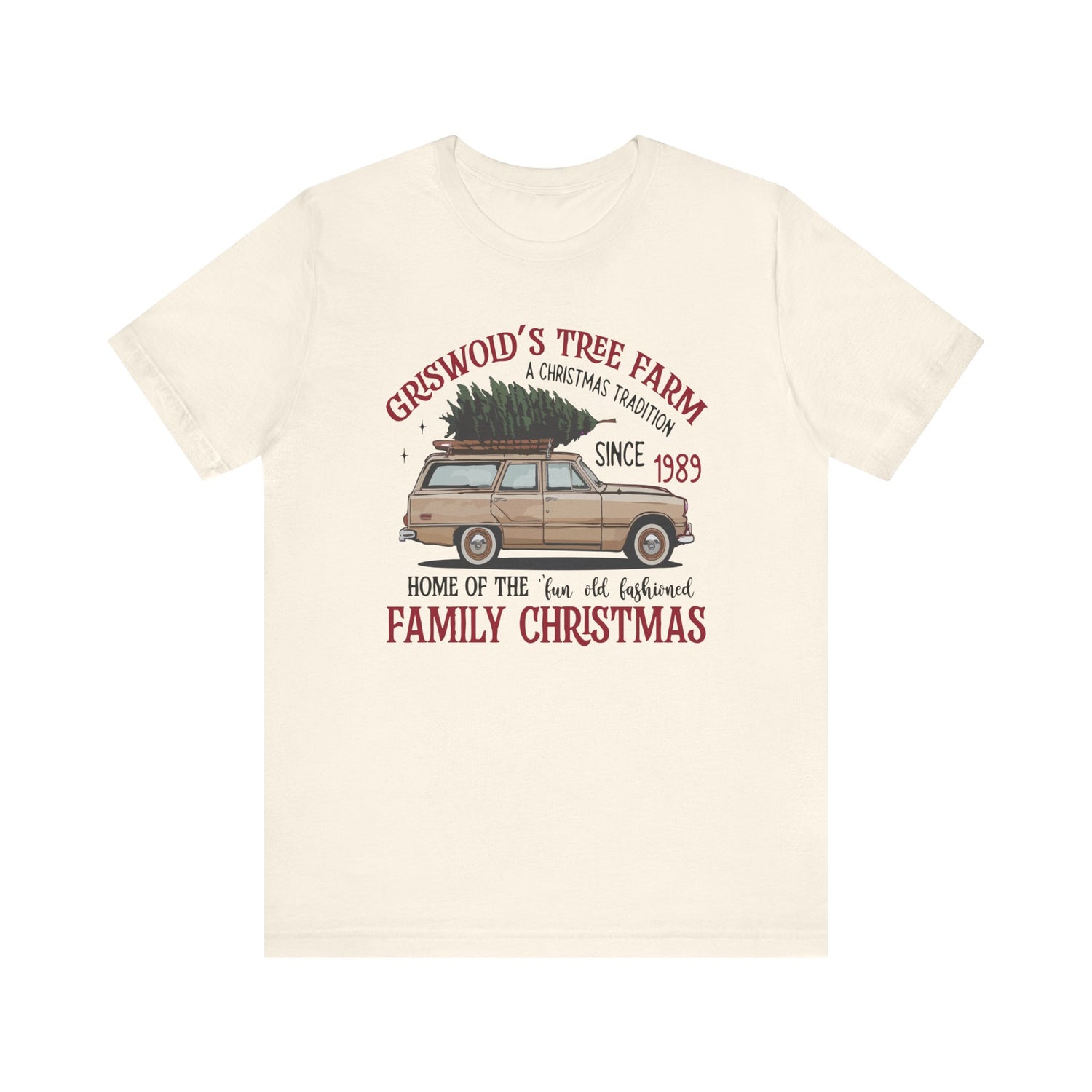 Family Christmas Tree Farm Tee, Unisex Holiday T-Shirt, Perfect for Christmas Celebrations, Gift for Tree Farmers, Cozy Holiday Vibes - Riff Raff Wear