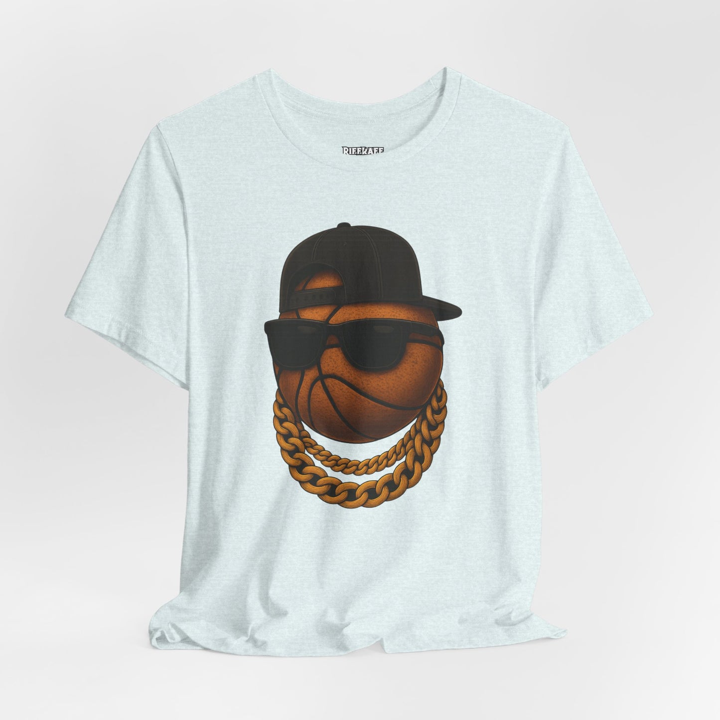 Basketball Bling Tee — Cool Hip-Hop Ball Graphic T-Shirt