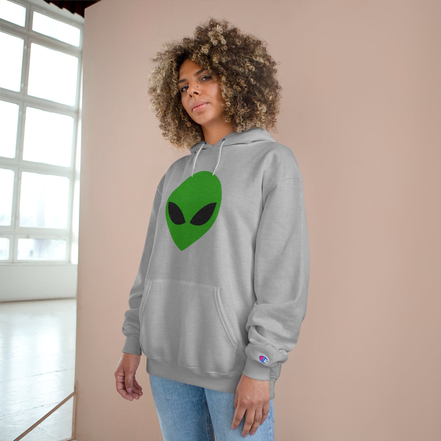 Riff Raff Wear Alien Head Champion Hoodie