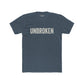Unisex Cotton Crew Tee - UNBROKEN Inspirational Shirt - Riff Raff Wear Fitness